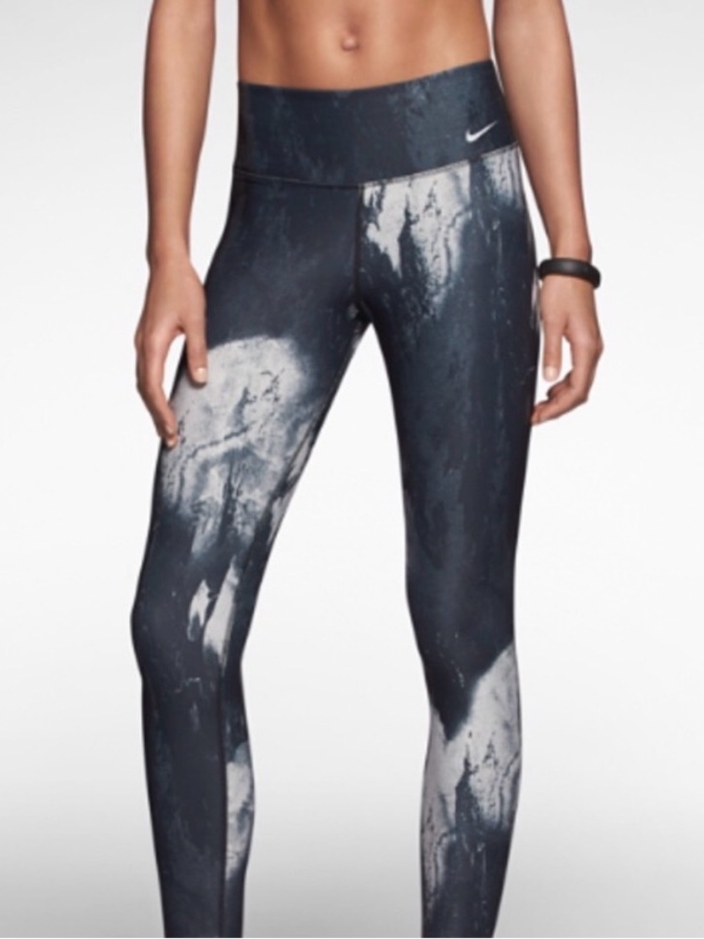 Nike Women’s Dark Slate Marble print leggings